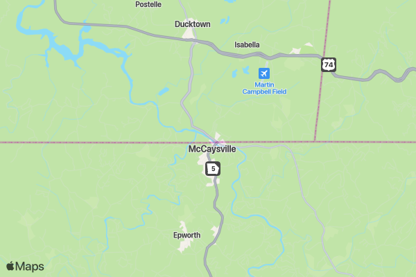 3rd Annual Great American Rodeo Copperhill TN location map image