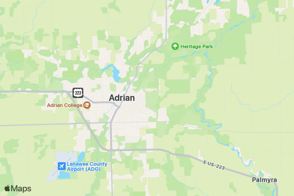ADRIAN RANCH RODEO location map image