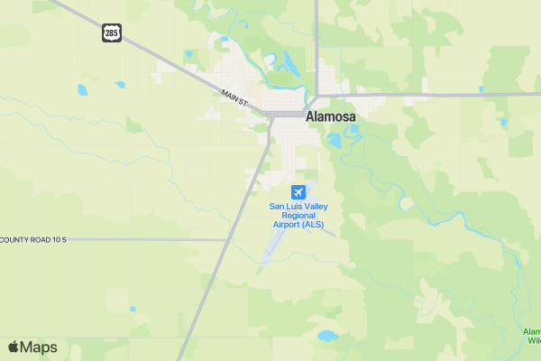 Alamosa Vendors location map image
