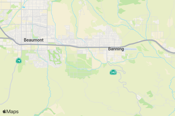 Banning Stagecoach Days Local Rodeo location map image