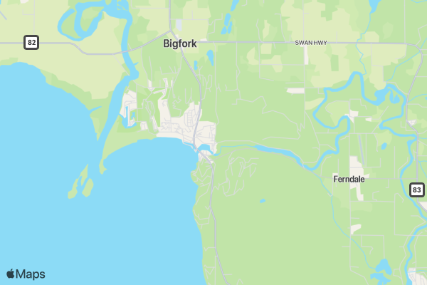 BigFork Summer Pro Rodeo location map image