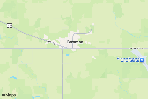 Bowman Brawl Barrel Race location map image
