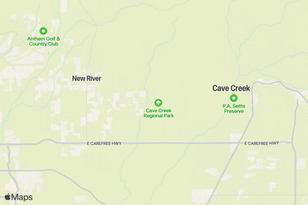 CAVE CREEK RODEO DAYS CORNHOLE TOURNAMENT location map image