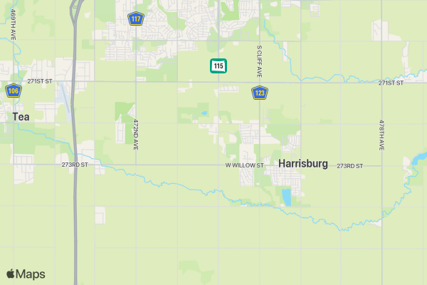 Country Apple Orchard BBQ & Bulls location map image