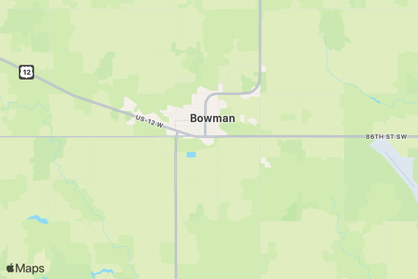 DCB Memorial Barrel Race/NDRA rodeo location map image