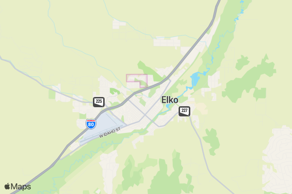 Elko Gold Rush Challenge location map image