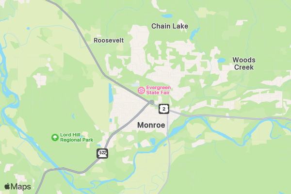 Evergreen Showdown location map image