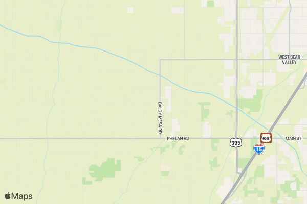 Hesperia Days Rodeo location map image