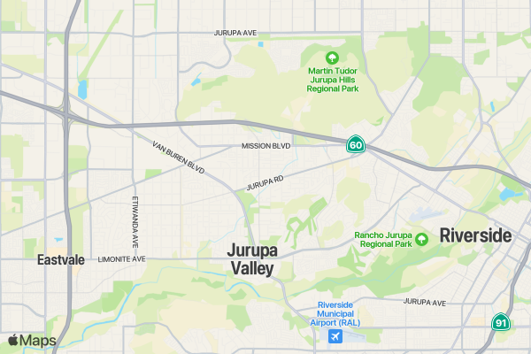 Jurupa Valley TEST location map image