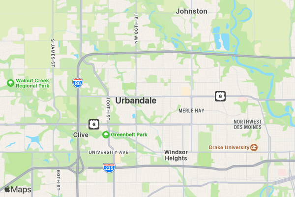 Michael S Greenly location map image