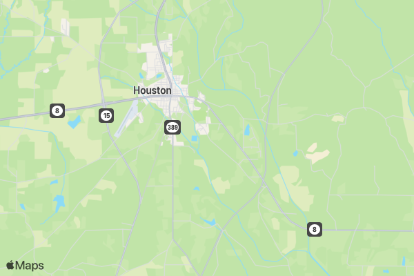Mid-South Wildest location map image