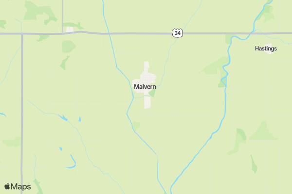 Mills County Fair Rodeo location map image