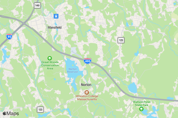 New England Rodeo location map image