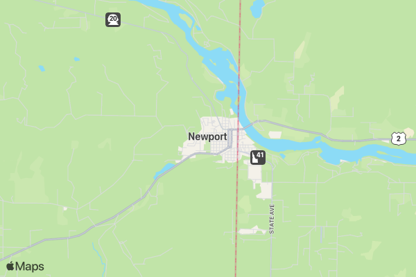 Newport Bull-A-Rama location map image