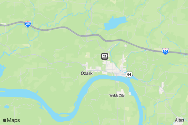 NFC Rodeo on the River location map image