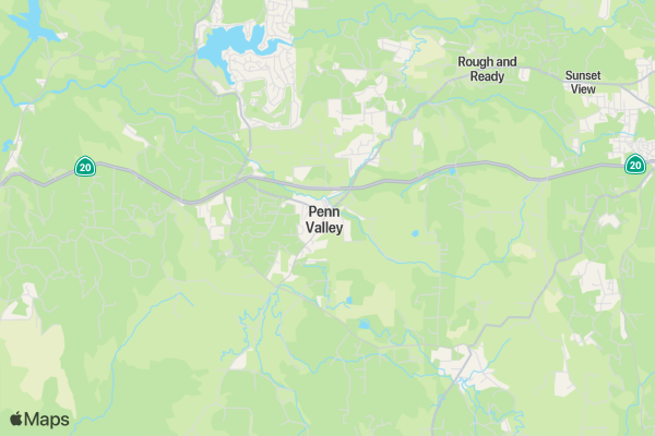 Penn Valley Rodeo Vendors location map image
