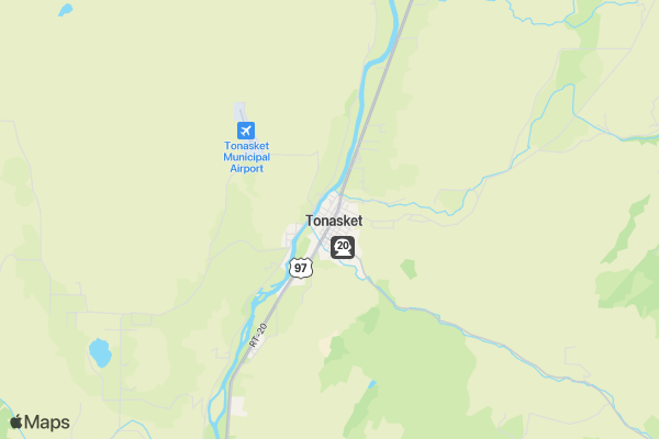 Tonasket Comancheros Prime Rib Dinner and Auction location map image