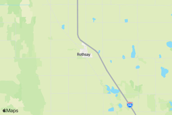 Rothsay Round-Up location map image