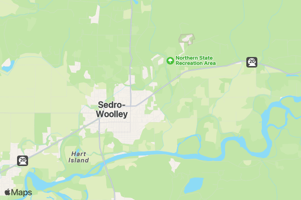 Sedro-Woolley PRCA Rodeo location map image