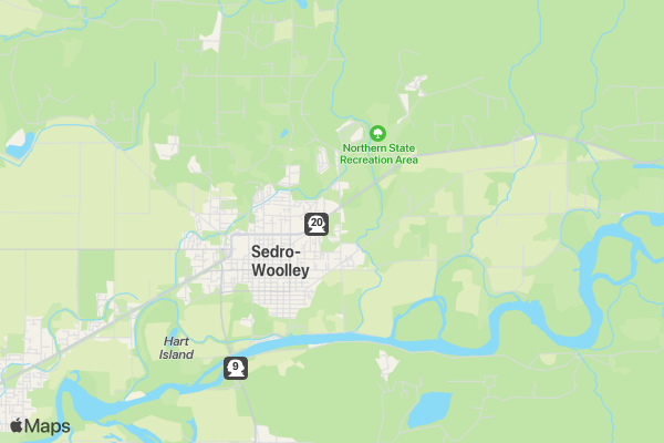 Sedro-Woolley Rodeo location map image