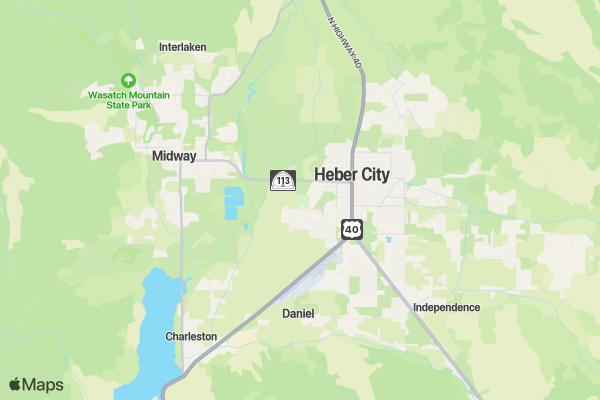 SkiJoring Utah location map image