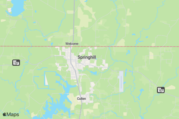 Springhill PRCA Championship Rodeo location map image