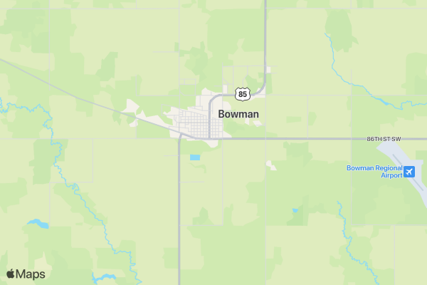 Stall Rentals for Barrel Daze ND location map image