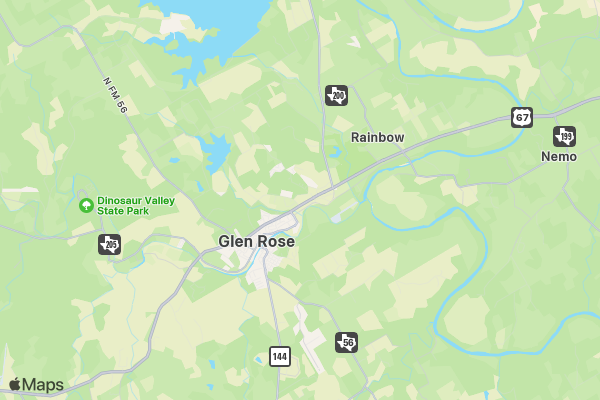 The Expo at Glen Rose location map image