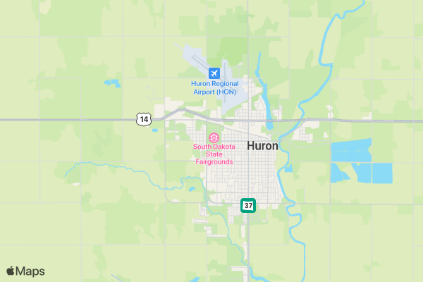 TY Tuff Challenge - South Dakota location map image