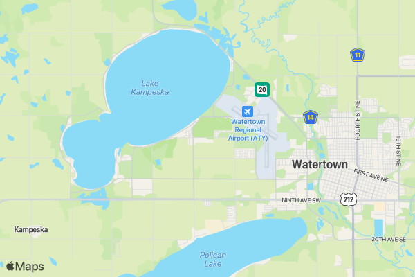 Watertown Rodeo location map image
