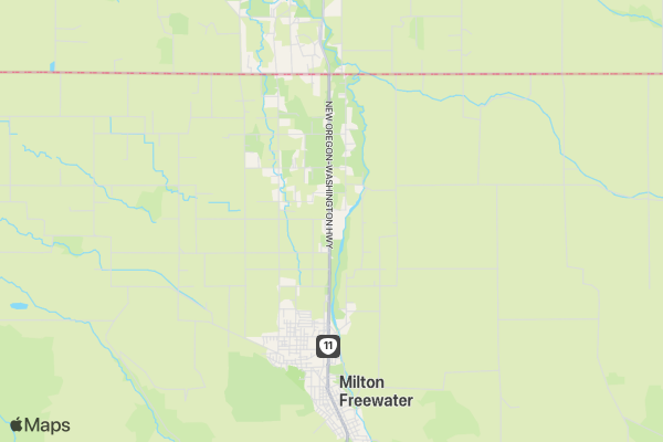 Milton-Freewater Buck'N Bash location map image