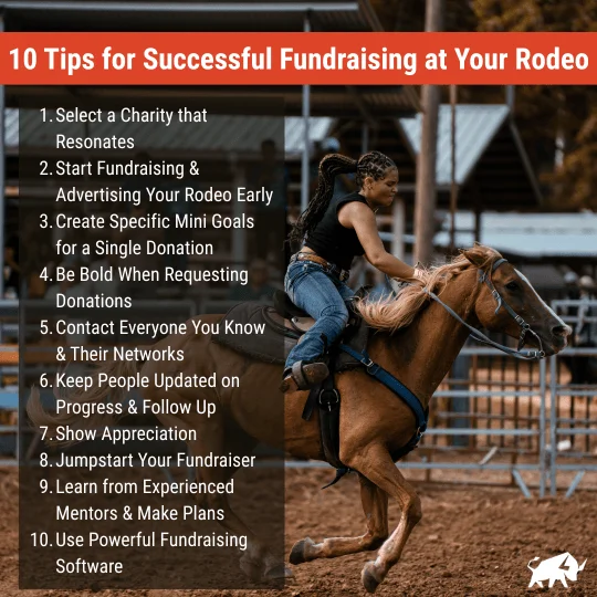 10 tips for successful fundraising at your rodeo img